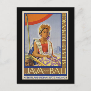 Java and Bali Isles of Romance Postcard