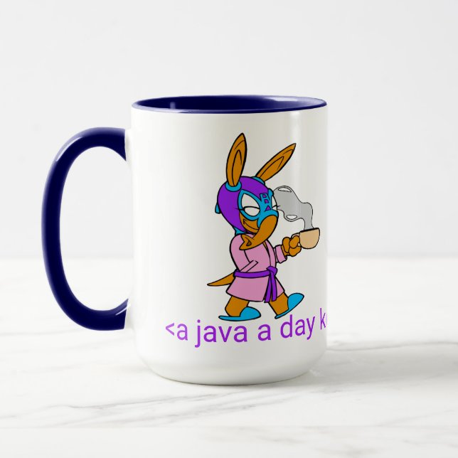 Java avec Erron Coffee Mug (Gauche)