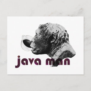 Java Clay Man Postcard