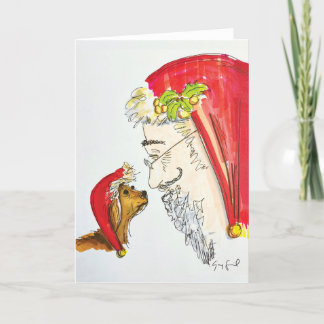 Java et Père Noël - Carte de vacances