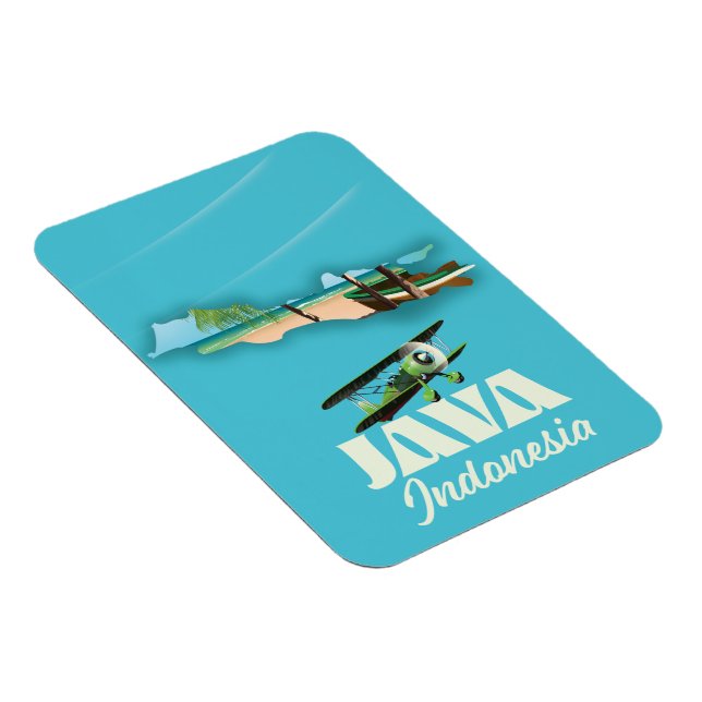 Java indonesia map magnet (Right Side)