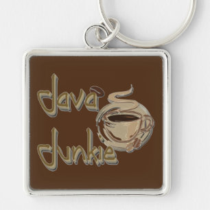 Java Junkie Coffee Lovers Key Chain