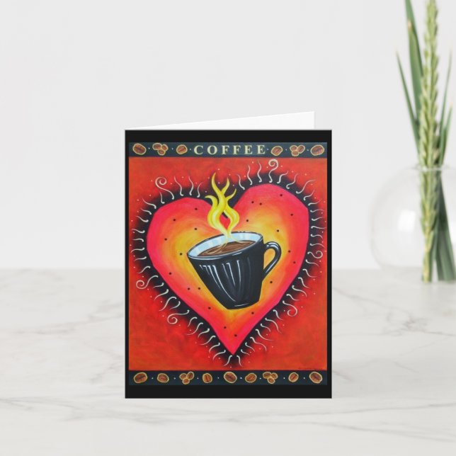 "Java Love" Greeting Card (Front)