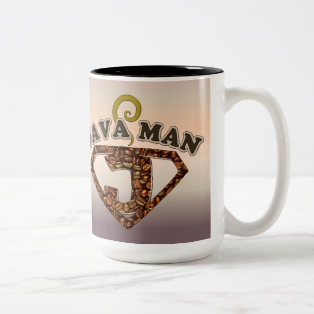 Java Man Coffee Humour Coffee Mug (Right)