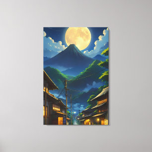Java Moonlight Canvas Print