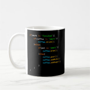 Java Programmer Coffee Coding For Coders Mug