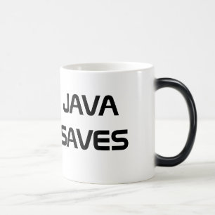 Java Saves Coffee Mug