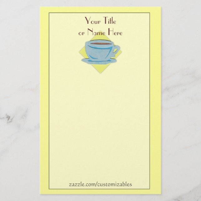 Java Stationery (Front)