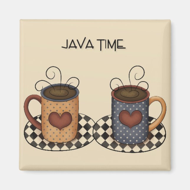 Java Time Magnet (Front)