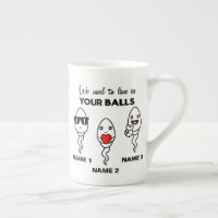 J'Avais L'Habitude De Vivre Dans Vos Boules, Mug D