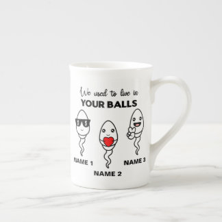 J'Avais L'Habitude De Vivre Dans Vos Boules, Mug D
