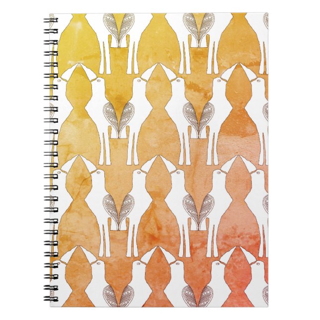 Javan Myna Bird - Decorative Notebook (Front)