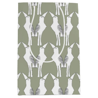 Javan Myna Bird - Wrapping Paper Medium Gift Bag