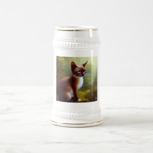 Javanese Cat Beer Stein