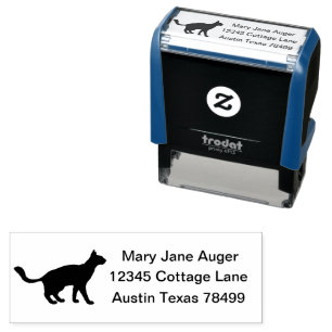 Javanese Cat Personalized Self-inking Stamp