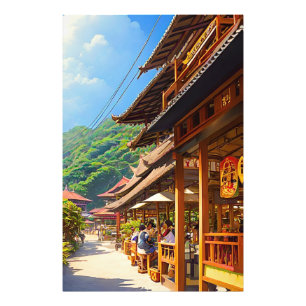 Javanese Coffee House Photo Print
