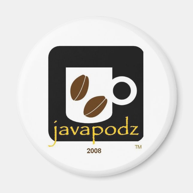 JavaPodz 2008 Refrigerator Magnet (Front)