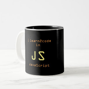 JavaScript Ninja 1 black mug