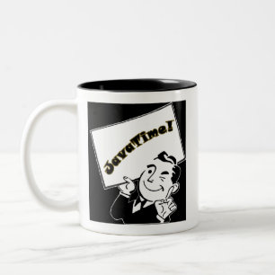 JavaTime! Two-Tone Coffee Mug