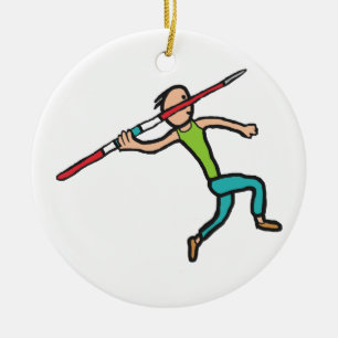 Javelin Ceramic Ornament