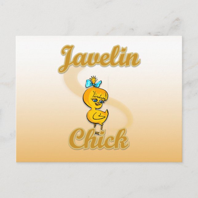 Javelin Chick Postcard (Front)