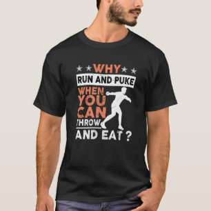 Javelin Discus Thrower Sport Joke Athlete Hammer C T-Shirt