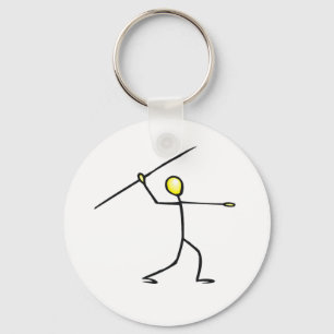 Javelin Stick Figure T-shirts and Gifts. Keychain