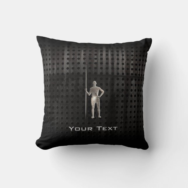 Javelin Throw; Cool Throw Pillow (Front)