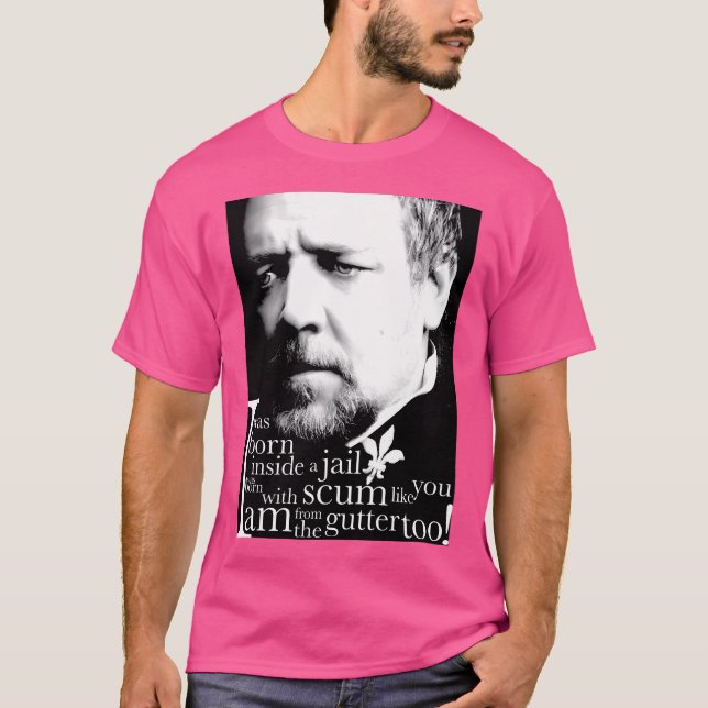 Javert From The Gutter T-Shirt (Front)