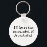 Javert Les Miserables Keychain<br><div class="desc">The classic French novel "Les Miserables."</div>