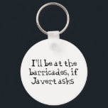 Javert Les Miserables Keychain<br><div class="desc">The classic French novel "Les Miserables."</div>