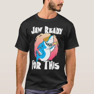 Jaw Ready For This Party Glasses Ocean Cool Shark T-Shirt