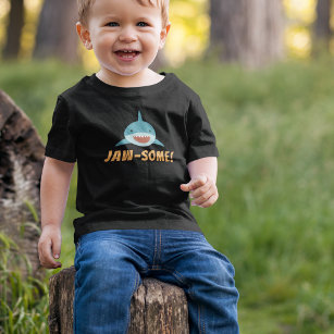 "Jaw-some" Shark Toddler T-shirt