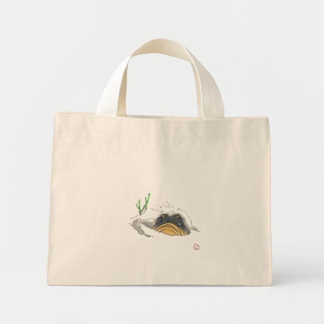 Jawfish Mini Tote Bag (Front)