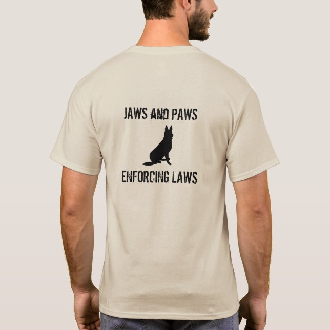 Jaws and Paws shirt (Back)