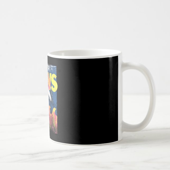 Jaws heat wave poster  coffee mug (Right)