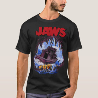 Jaws Mouth View Of Orca Poster Style T-Shirt