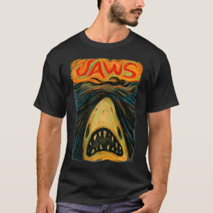 Jaws Scream Portrait Premium  T-Shirt