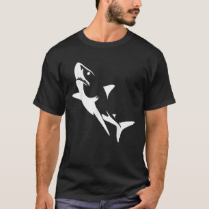 Jaws Shark Attack Graphic and Funny Summer Beach T-Shirt