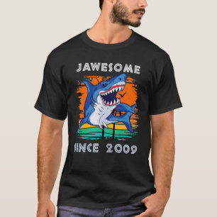 Jawsome Awesome Since 2009 Sharks Sea Ocean Fans B T-Shirt