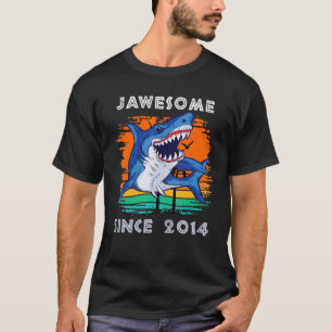 Jawsome Awesome Since 2014 Sharks Sea Ocean Fans B T-Shirt
