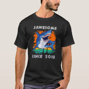 Jawsome Awesome Since 2018 Sharks Sea Ocean Fans B T-Shirt