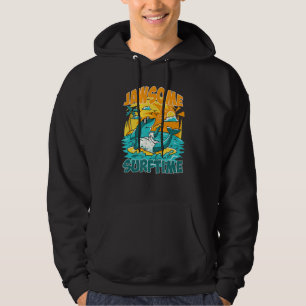 Jawsome Surf Time Hawaii Costumed Hoodie