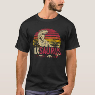 Jax Saurus Funny Personalized Dinosaur T Rex Name T-Shirt