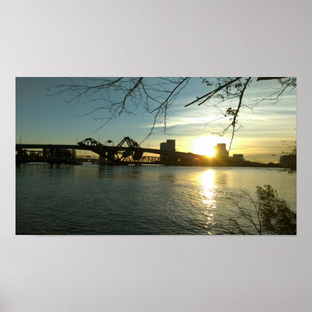 Jax Winter Sunrise Poster (Front)