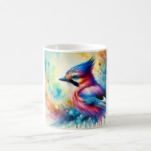 Jay Bird 130924AREF125 - Watercolor Coffee Mug