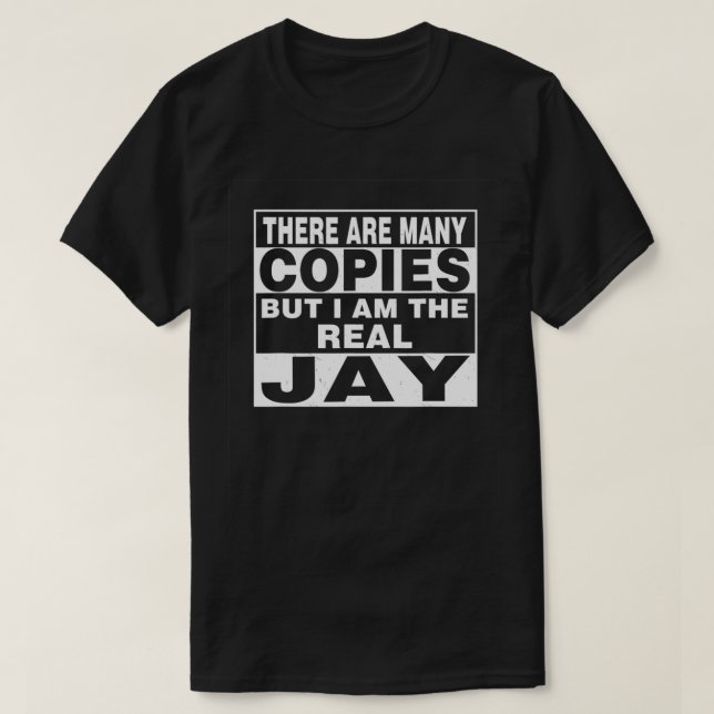 Jay  Name personalized Tee Firstname Surname  (Design Front)