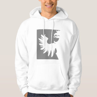 Jay Niani - Centre Logo Cut out Griffin - Grey Hoodie