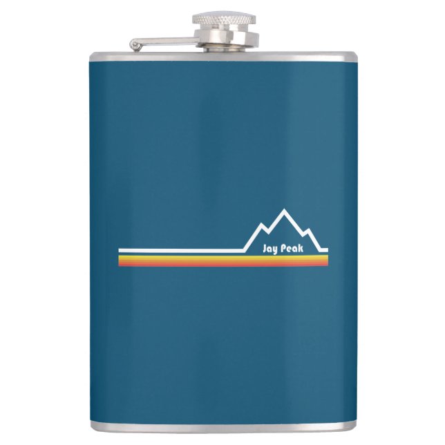 Jay Peak, Vermont Hip Flask (Front)