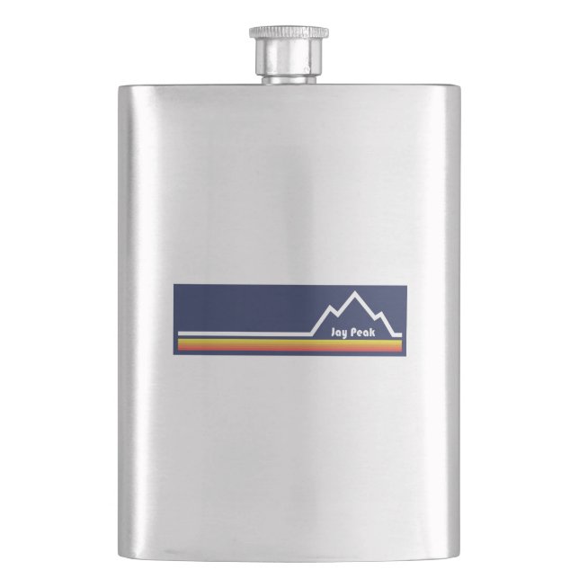 Jay Peak, Vermont Hip Flask (Front)